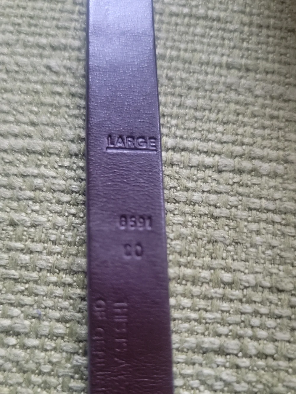 Coach Rare Gray Vintage Slim Belt with Square Buckle